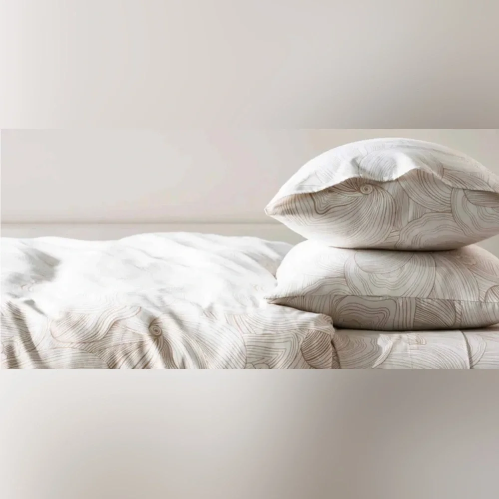 Brooklinen duvet cover oyster in pebble king / cali king size